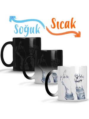 Baskı Dükkanı You Sihirli Kupa Bardak Porselen