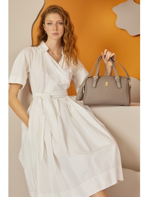 Pierre Cardin 05PO22Y1532-P V Kadın Print Vizon Omuz Çantası