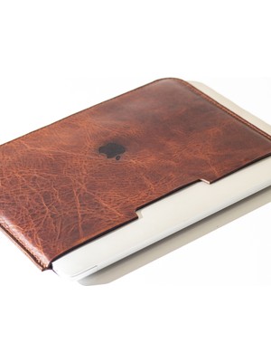 Hi Leather Adonis MacBook Air 13 Inç Hakiki Deri Kılıf Kişiye Özel. İsimli