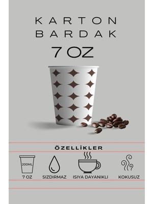 7 Oz Store Karton Bardak 7 Oz 3000'LI