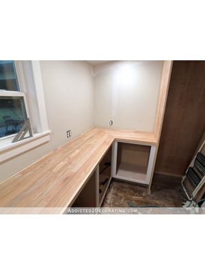 Woodlife Meşe Masif Mutfak Tezgahı 62-180-30 cm