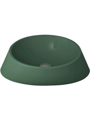 Bocchi Venezia Çanak Lavabo 56 cm Mat Yeşil 1010-027-0125