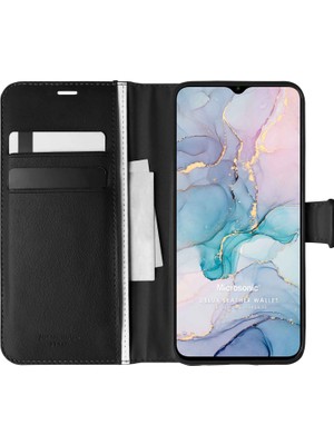 Microsonic General Mobile Gm 22 Kılıf Delux Leather Wallet Siyah