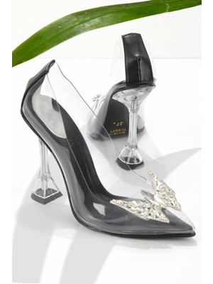 Bambi Siyah  Kadın Abiye Ayakkabı K016060410