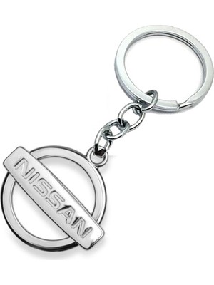 Gardenauto Nissan Anahtarlık 3D Metal Otomobil Anahtarlığı - Krom Kaplamalı