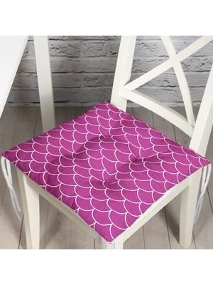 RealHomes   Pofidik Kare Sandalye Minderi 40x40cm Düğmeli