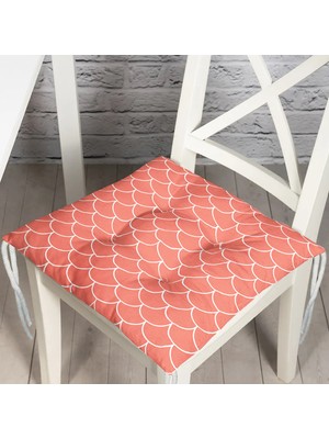 RealHomes   Pofidik Kare Sandalye Minderi 40x40cm Düğmeli