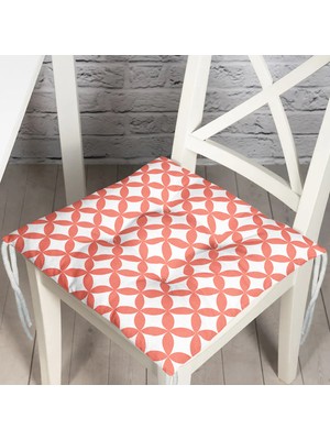 RealHomes   Pofidik Kare Sandalye Minderi 40x40cm Düğmeli