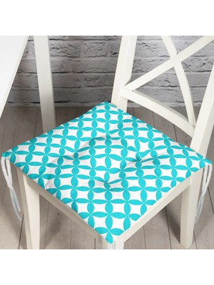 RealHomes   Pofidik Kare Sandalye Minderi 40x40cm Düğmeli