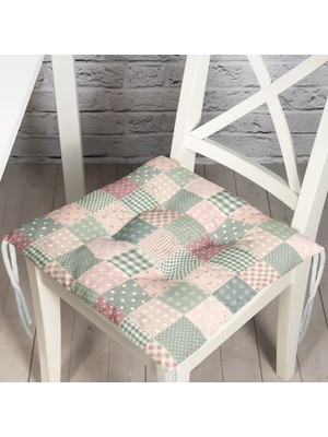 RealHomes Realhomes Pofidik Kare Sandalye Minderi 40X40Cm Düğmeli