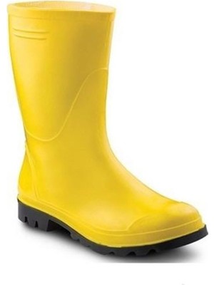 Ulaş Çizme Ulaş Sarı Pvc Lastik Kısa Çizme (43 Numara)