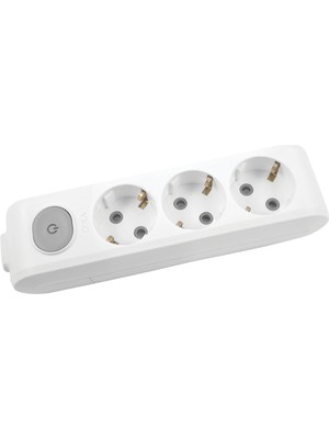 Viko ML-90117300 Multi-Let 3lü Anahtarlı Çocuk Korumalı Topraklı Klemensli Grup Priz