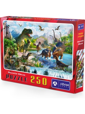 Adam Games Dinazorlar Dünyası 250 Parça Puzzle Yapboz