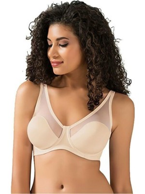 Le Jardin  9200 C Tül Kapli Soft C Cup Sütyen 100 Beyaz