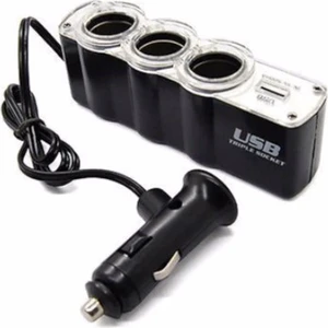 Araba Araç Oto Çakmak Çoklayıcı Çoğaltıcı Soketi USB Çakmaklık