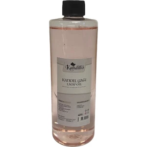 Dünya Magnet Kandillo Toz Pembe Kandil Yağı Kokusuz Dumansız Iç Mekan 400 ml Gaz Lambası Yakıtı 400 ml