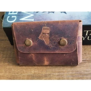 Sumerian Wallet Sevgililer Günü Hediyesi Minimalist Crazy Deri Ön Cep Cüzdanı(Anahtarlık Hediye)