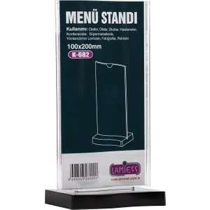 K-682 Masaüstü Menü Stand