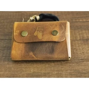 Sumerian Wallet Sevgililer Günü Hediyesi Minimalist Crazy Deri Ön Cep Cüzdanı(Anahtarlık Hediye)