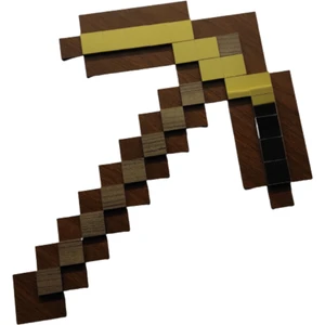 Payitaht Tablo Minecraft Altın Kazma 3 Boyutlu Ahşap Duvar Dekorasyonu