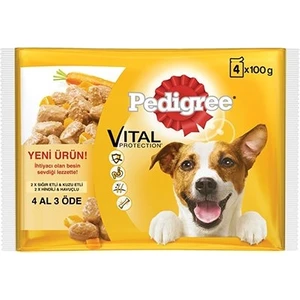 Multipack Sığır Etli&kuzu ve Hindi&havuç Pouch 4X100 gr