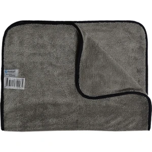 3510 (1 Adet) Mikrofiber Gri Uber Havlu Oto Kurulama ve Çok Amaçlı Temizlik Bezi 40X60 Cm.