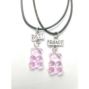 Tuna Takı & Aksesuar Jelibon Ayıcıklar Arkadaşlık Bff Best Friends Kolyesi Model 17. Çocuk Genç Kolye.