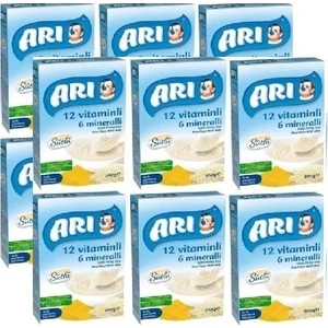 Arı Mama Arı mama 12 Vitaminli 6 Mineralli Sütlü Pirinçli 200 gr *12'li Paket