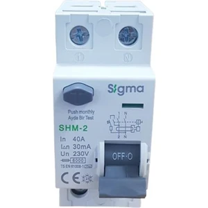 2X40A 30MA Kaçak Akım Rölesi Sigma