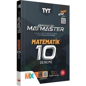 A Yayınları Matmaster TYT Matematik 10 Deneme Bekosistem (Ciltli)