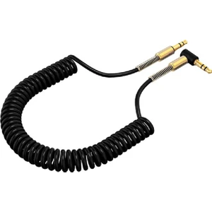 Ata Elektronik Spiralli Aux Ses Kablosu Araba Oto Telefon Laptop Tablet Uyumlu 1.8 mt