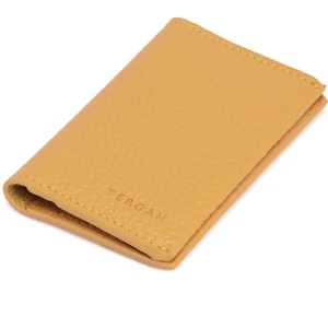 Sarı Unisex Deri Kredi Kartlık 00266H28