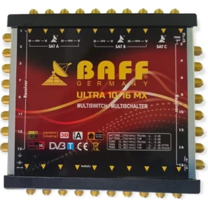 BAFF GERMANY Baff 10/16 - 3uydu Girişli 16 Çıkışlı Uydu Santrali Multiswitch