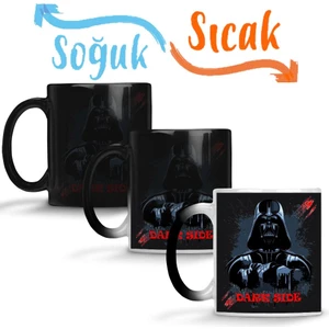 Baskı Dükkanı Darth Vader 04 Sihirli Kupa Bardak Porselen