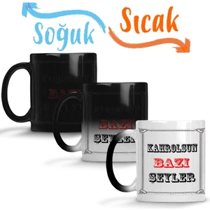 Baskı Dükkanı Kahrolsun Bazı Şeyler Sihirli Kupa Bardak Porselen