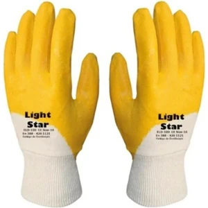 Light Star Sarı Latex Iş Eldiveni Light Star 12 Adet