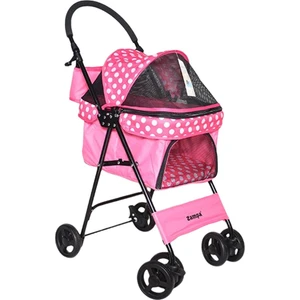 Perez Kedi Köpek Arabası Pembe 42 x 63 x 89 cm