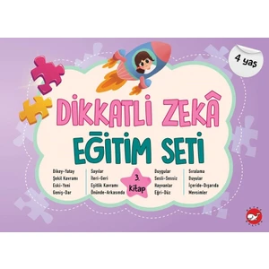 Dikkatli Zekâ Eğitim Seti 3. Kitap (4 Yaş) - Neşe Duran