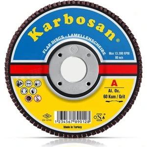 Flap Disk 60 Kum Zımpara 115X22 10'lu Paket