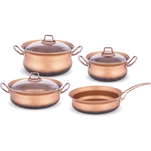 Efsane 7 Parça Granit Set Bakır