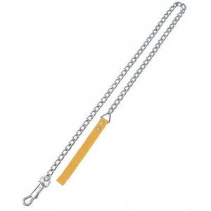 Yumuşak Dokulu Sarı Köpek Gezdirme Zinciri 2.0 mm x 120 cm