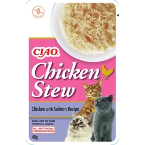 Churu Chicken Stew Tavuk Güveç ve Somonlu Pate 40 Gram