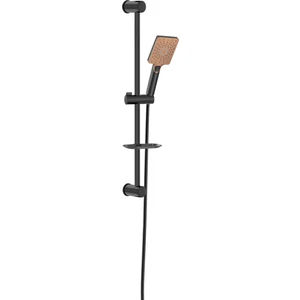 Mega Brown Black Sürgülü Siyah Duş Takımı Seti MVT3255