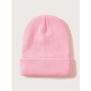 Açık Basic Pembe Bere Toz Pembe Renk Bere Unisex