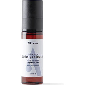 Alfheim üzüm Çekirdeği Taşıyıcı Sabit Yağı/ Üzüm Çekirdeği Yağı/ Aromaterapi/ Taşıyıcı Yağ/ 30 ml