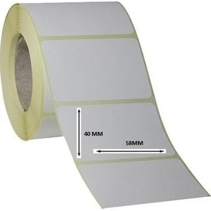 40X58 TERAZİ TERMAL ETİKETİ 10 ADET RULO 5000 ETİKET (500LÜ SARIM)