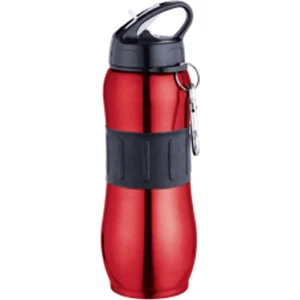 Bear & Deer Metalik Kırmızı Çelik Termos 500 ml