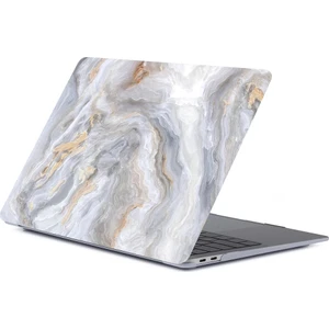 Apple 13" Macbook Pro A1706 A1708 A1989 A2159 Bej Mermer Kılıf Koruyucu Kapak CMPT-133KM
