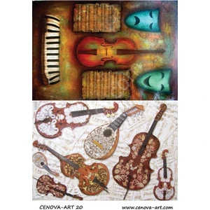 E Hobici Cenova Art Dekupaj Kağıdı 020