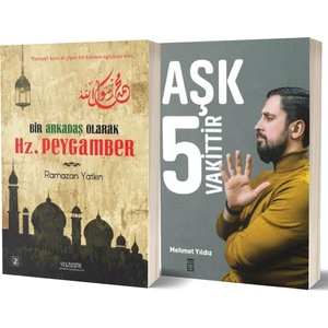 Bir Arkadaş Olarak Hz. Peygamber - Aşk Beş Vakittir 2 Kitap Set  Mehmet Yıldız